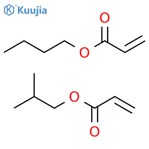 2-Propenoic acid, butyl ester, polymer with 2-methylpropyl 2-propenoate structure