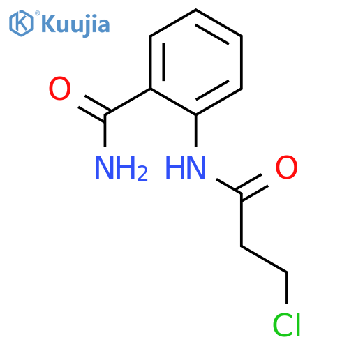 2-(3-Chloropropanoyl)aminobenzamide structure