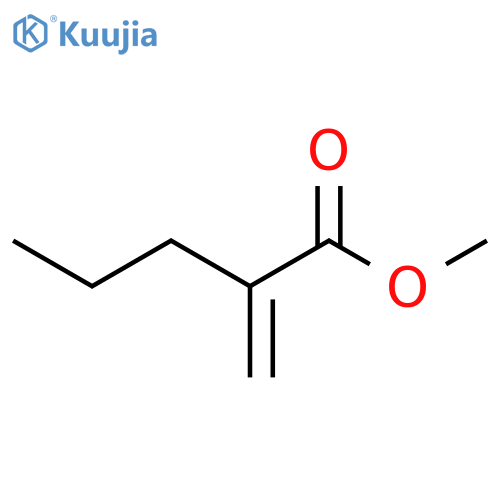 methyl 2-methylidenepentanoate structure