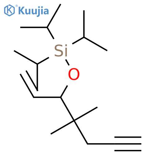 Silane, [(1-ethenyl-2,2-dimethyl-4-pentynyl)oxy]tris(1-methylethyl)- structure