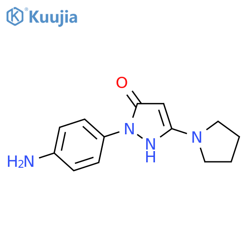 1-(4-Aminophenyl)-3-(1-pyrrolidino)-5-pyrazolone structure
