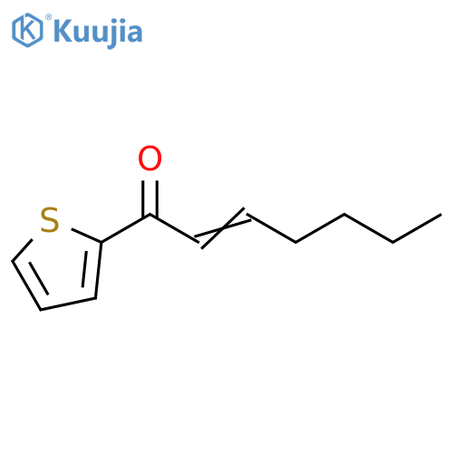 2-Hepten-1-one, 1-(2-thienyl)- structure