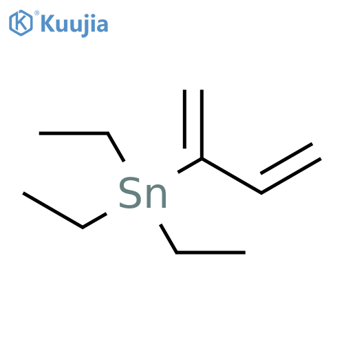 Stannane, triethyl(1-methylene-2-propen-1-yl)- structure