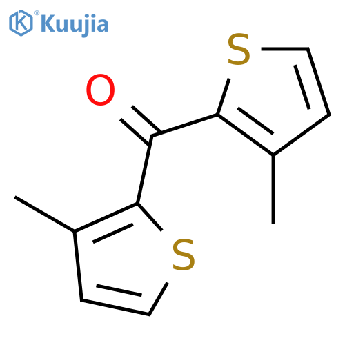 Bis(3-methylthien-2-yl)methanone structure