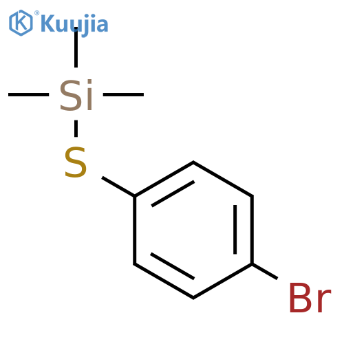[(4-Bromophenyl)sulfanyl](trimethyl)silane structure