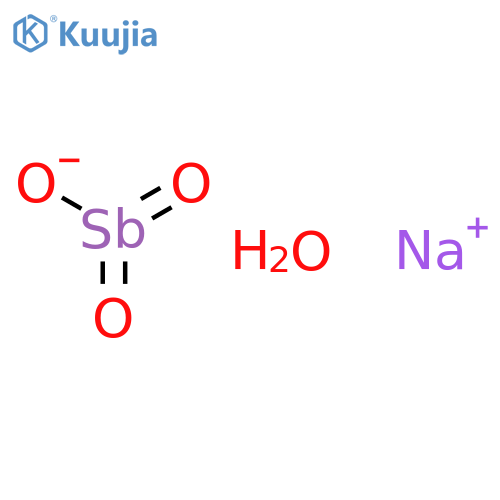 ANTIMONY(V) SODIUM TRIOXIDE 1/4-WATER structure