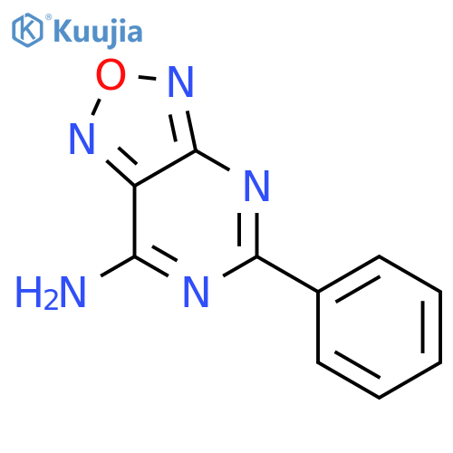 [1,2,5]Oxadiazolo[3,4-d]pyrimidin-7-amine,5-phenyl- structure