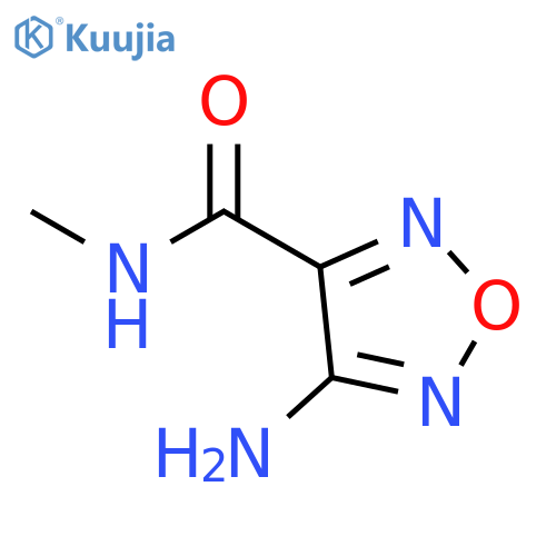 4-Amino-N-methyl-1,2,5-oxadiazole-3-carboxamide structure