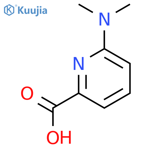 6-(dimethylamino)pyridine-2-carboxylic acid structure