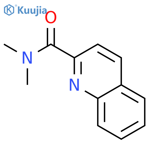 2-Quinolinecarboxamide, N,N-dimethyl- structure
