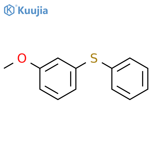 Benzene,1-methoxy-3-(phenylthio)- structure