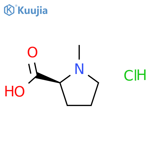 1-Methylpyrrolidine-2-carboxylic Acid Hydrochloride structure