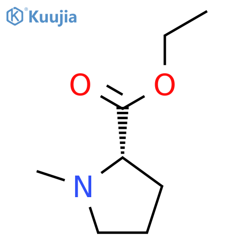 proline, 1-methyl-, ethyl ester (9ci) structure