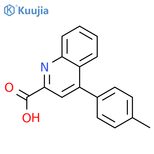 4-(p-Tolyl)quinoline-2-carboxylic acid structure