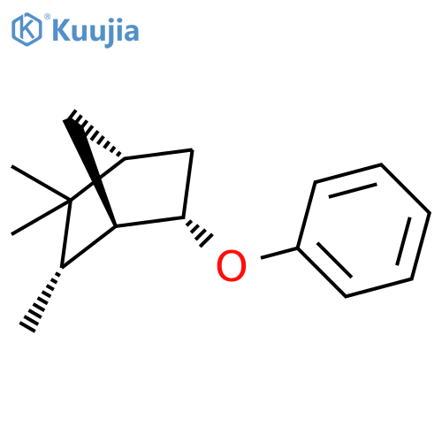 Bicyclo[2.2.1]heptane, 2,2,3-trimethyl-5-phenoxy-, (1R,3S,4R,5S)-rel- structure