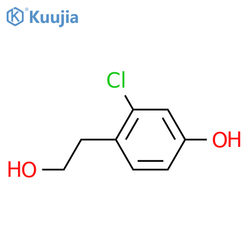 3-chloro-4-(2-hydroxyethyl)phenol structure