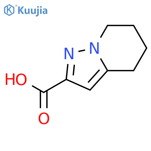 4H,5H,6H,7H-pyrazolo[1,5-a]pyridine-2-carboxylic acid structure