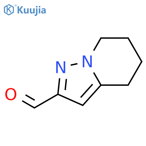 4H,5H,6H,7H-pyrazolo[1,5-a]pyridine-2-carbaldehyde structure