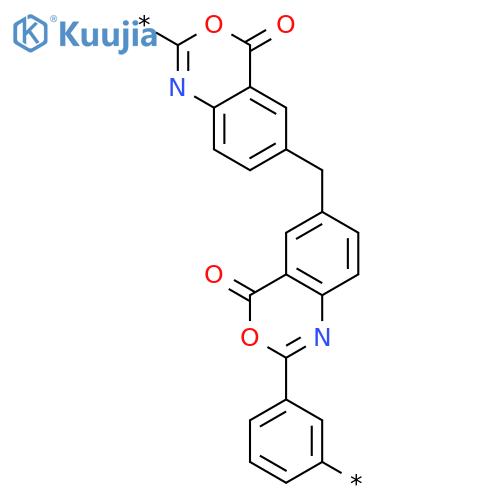 Poly[(4-oxo-4H-3,1-benzoxazine-2,6-diyl)methylene(4-oxo-4H-3,1-benzoxazine-6,2-diyl)-1,3-phenylene] structure