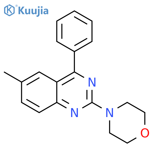 Quinazoline, 6-methyl-2-(4-morpholinyl)-4-phenyl- structure