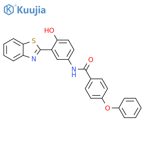 N-3-(1,3-benzothiazol-2-yl)-4-hydroxyphenyl-4-phenoxybenzamide structure