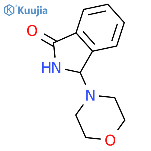 1H-Isoindol-1-one, 2,3-dihydro-3-(4-morpholinyl)- structure