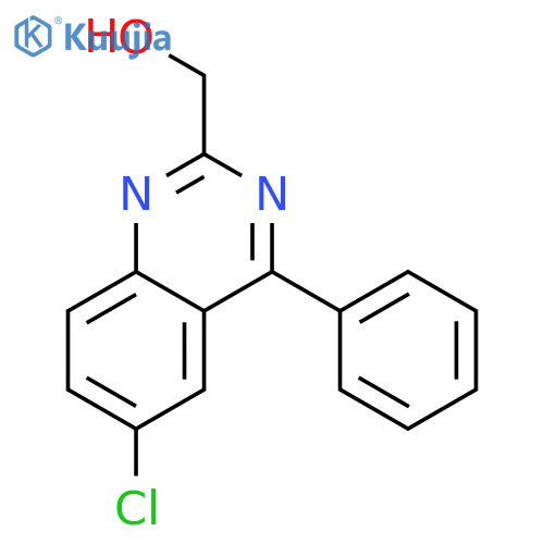 2-Quinazolinemethanol, 6-chloro-4-phenyl- structure