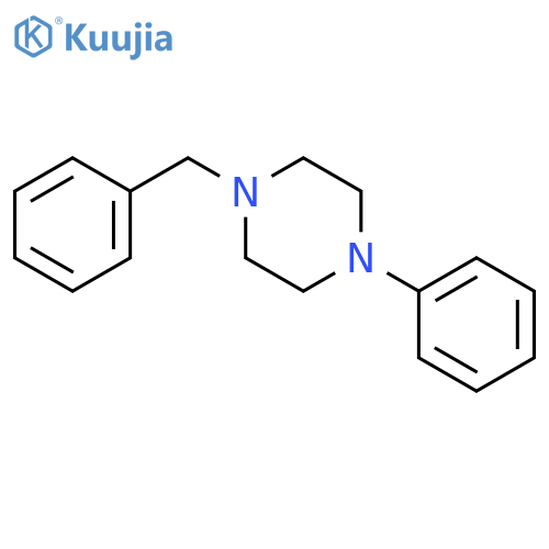 1-Benzyl-4-phenylpiperazine structure