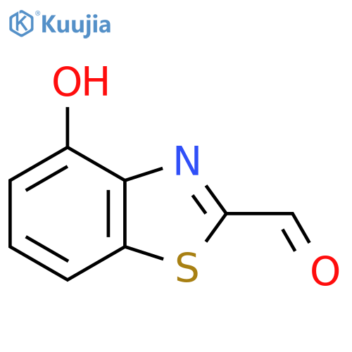 4-Hydroxybenzothiazole-2-carboxaldehyde structure