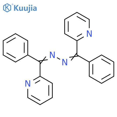 Methanone, phenyl-2-pyridinyl-, (phenyl-2-pyridinylmethylene)hydrazone structure