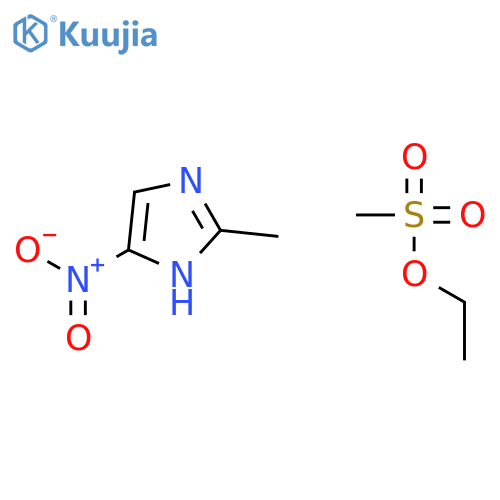 2-(2-Methyl-5-nitro-1-imidazolyl)ethylmethanesulfonate structure