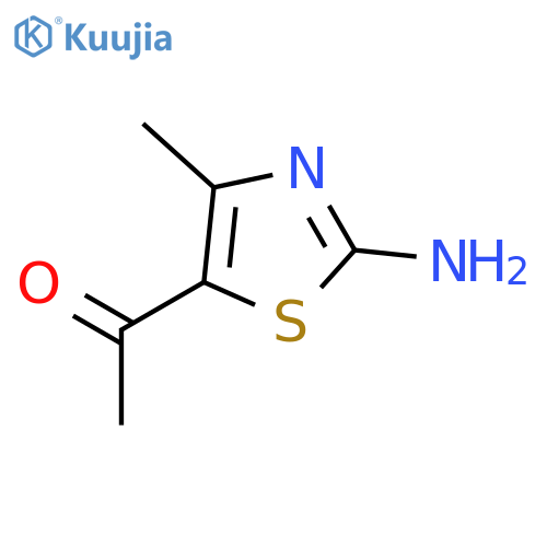 1-(2-Amino-4-methylthiazol-5-yl)ethanone structure