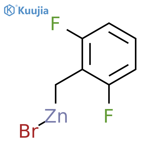 2,6-Difluorobenzylzinc bromide structure