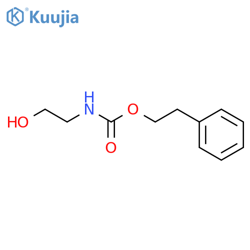 Carbamic acid,(2-hydroxyethyl)-, 2-phenylethyl ester (9CI) structure