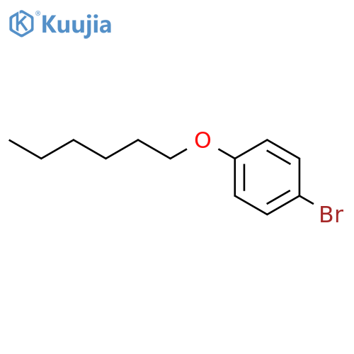 4-N-Hexyloxybromobenzene structure
