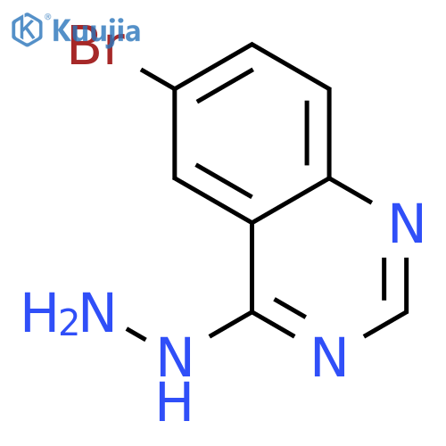 6-Bromo-4-hydrazinylquinazoline structure