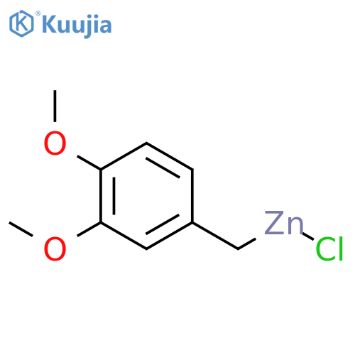 Zinc,chloro[(3,4-dimethoxyphenyl)methyl]- structure