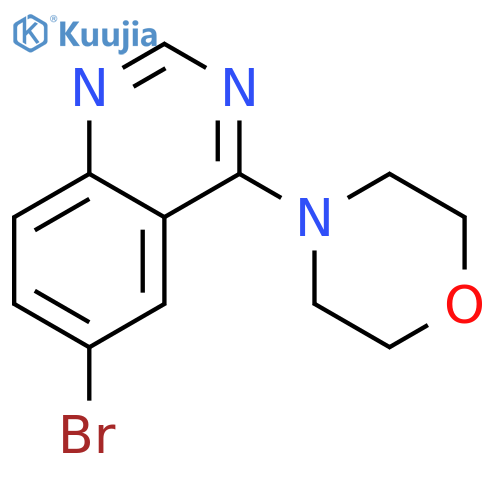 6-bromo-4-(4-morpholinyl)quinazoline structure