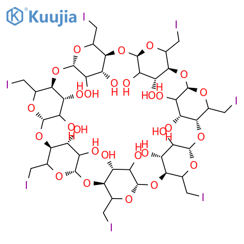 Per-6-iodo-β-cyclodextrin structure