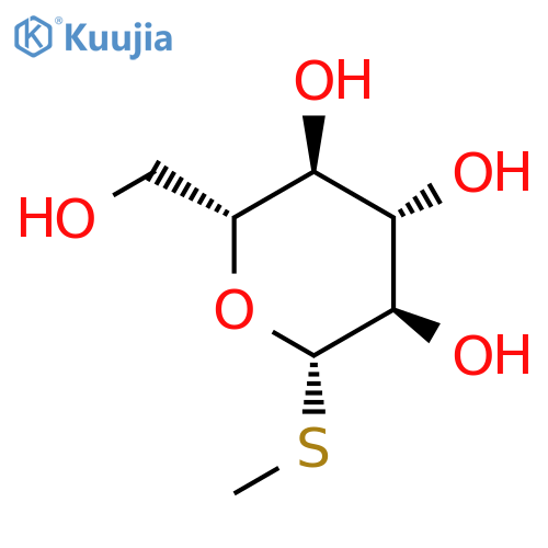 Methyl b-D-thioglucopyranoside structure