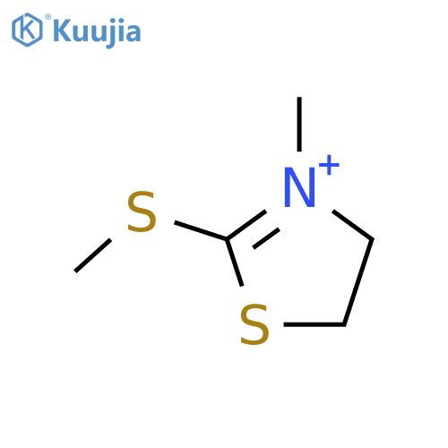 Thiazolium,4,5-dihydro-3-methyl-2-(methylthio)-, iodide (1:1) structure