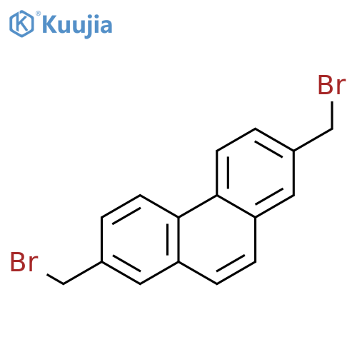 Phenanthrene, 2,7-bis(bromomethyl)- structure