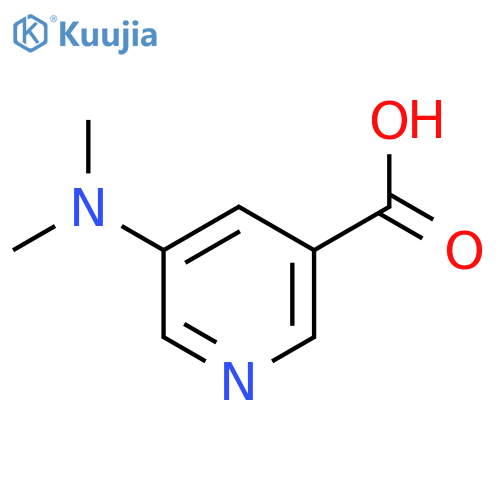5-(dimethylamino)pyridine-3-carboxylic acid structure