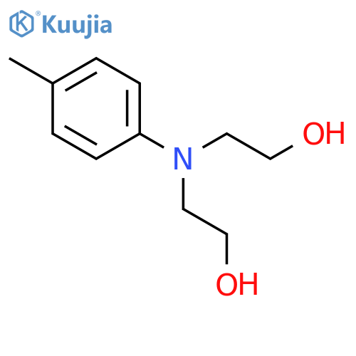 2,2'-(P-TOLYLIMINO)DIETHANOL structure