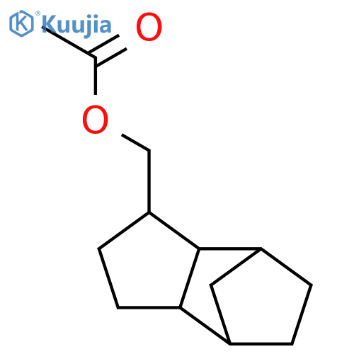 4,7-Methano-1H-indenemethanol,octahydro-, acetate structure