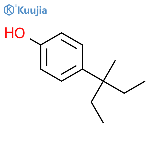 4-(3-methylpentan-3-yl)phenol structure