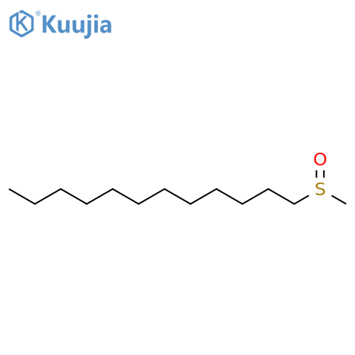 Dodecyl methyl sulfoxide structure