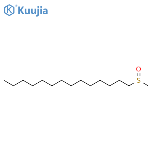 Tetradecane,1-(methylsulfinyl)- structure