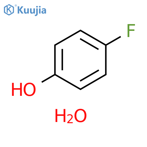 Phenol, 4-fluoro-, monohydrate structure