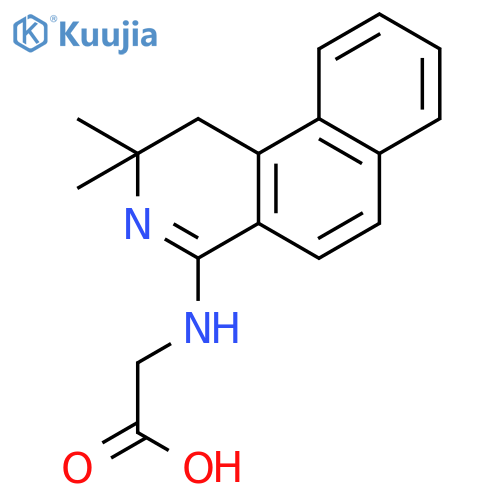 N-(2,2-Dimethyl-1,2-dihydrobenzofisoquinolin-4-yl)glycine structure